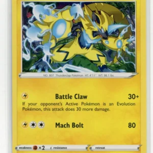 Trading card: Zeraora